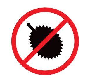 No durian sign